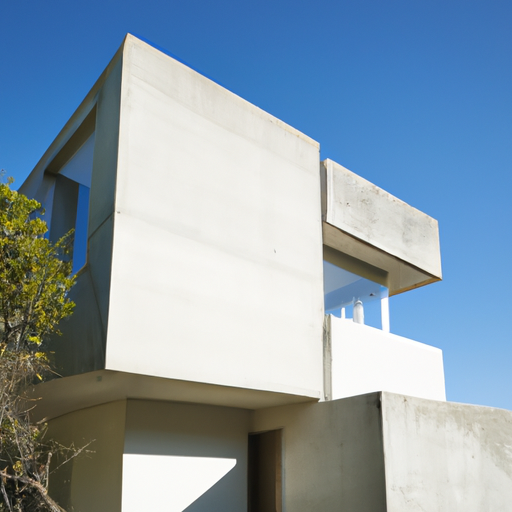 house with concrete walls