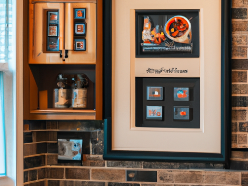 gallery wall in kitchen