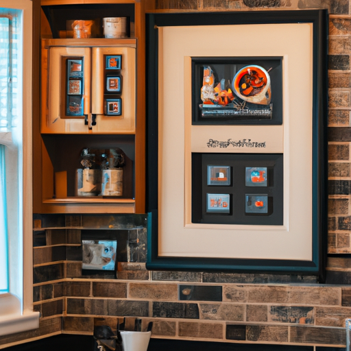 gallery wall in kitchen