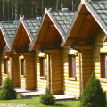 wood cottages