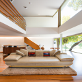 sunken living room