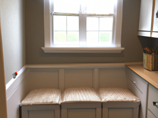 small kitchen banquette seating