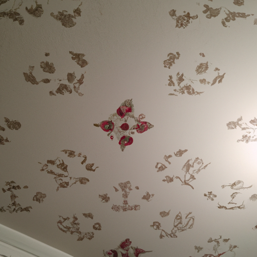 wallpaper on ceiling