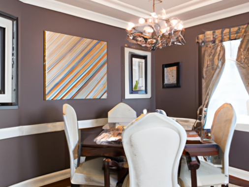 accent wall dining room
