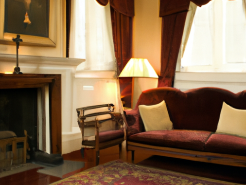 old victorian living room