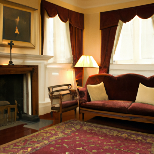 old victorian living room