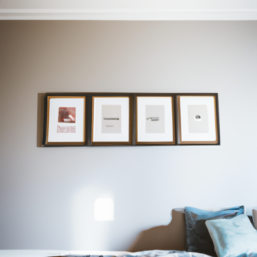 bedroom gallery wall layout