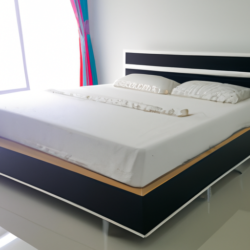 bedroom floating bed