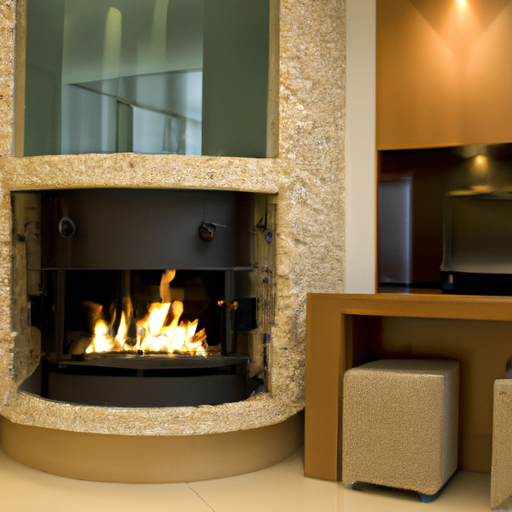 office fireplace