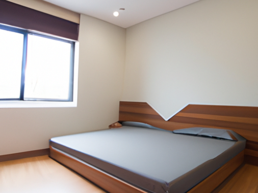 bedroom dark wood floor