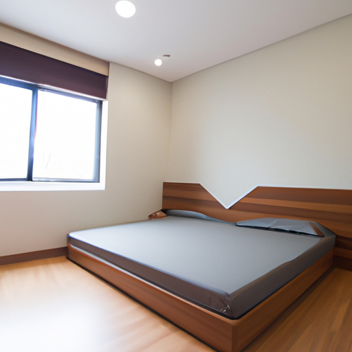 bedroom dark wood floor