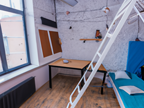 loft bed studio apartment