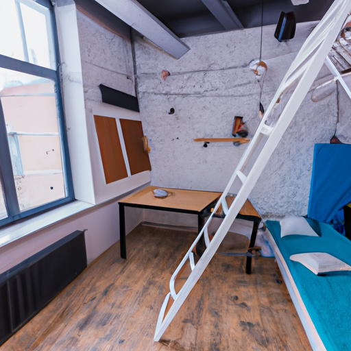 loft bed studio apartment