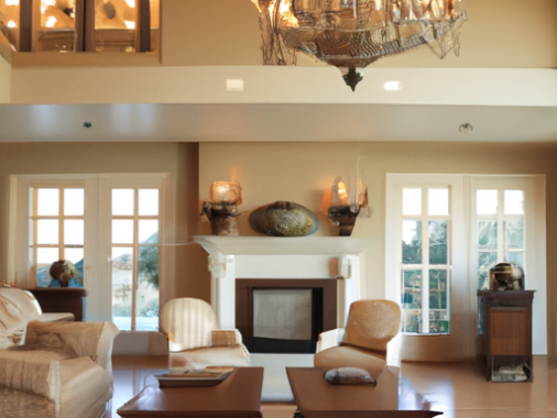 high ceiling living room ideas