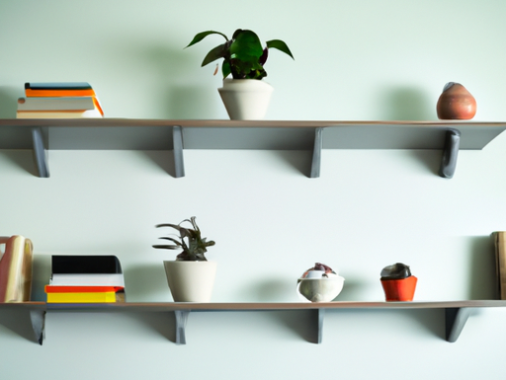 living room floating shelves decor ideas