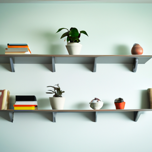 living room floating shelves decor ideas