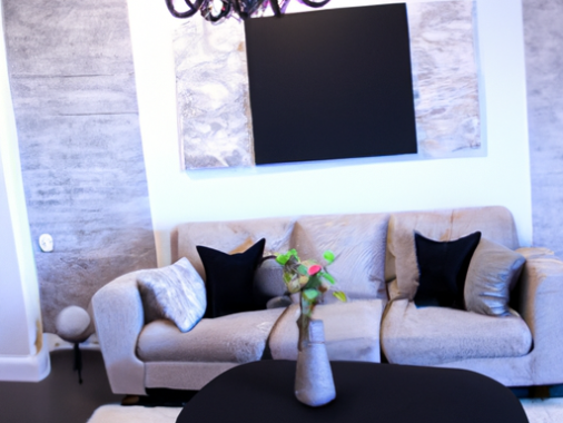 living room accent wall