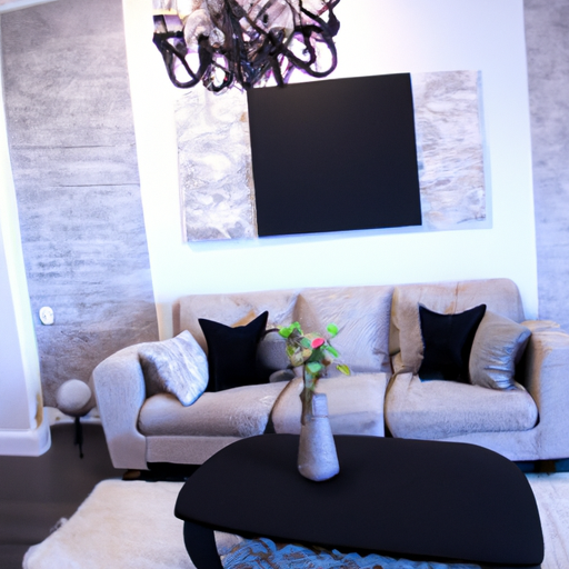 living room accent wall