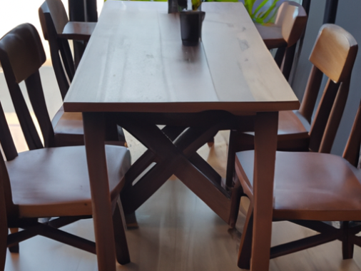 wood dining table design