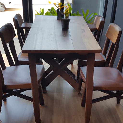 wood dining table design