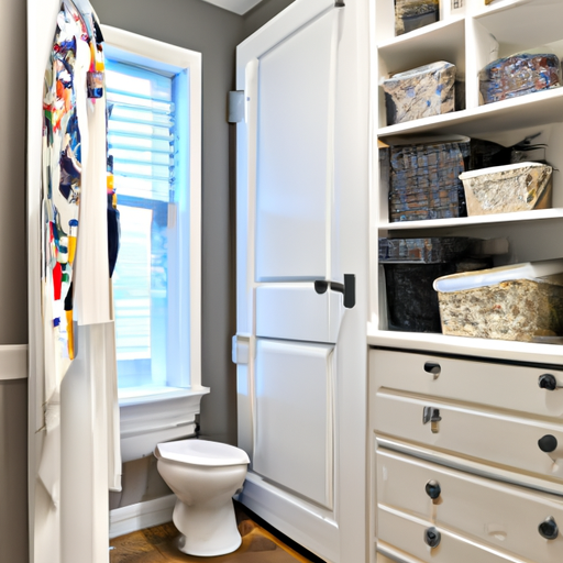 small bathroom closet ideas